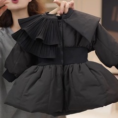 2025韩版女童新款棉服洋气宝宝保暖加厚公主风冬季棉衣外套潮棉袄