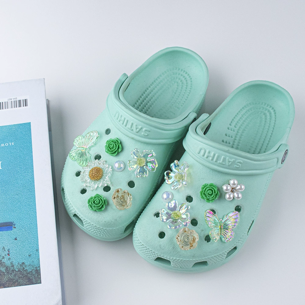 Горы цветы расцветающие обувь-туфелька для cave shoes цветок обувь пряжка цветок верха декор сменный diy пряжка обуви Xiaohongshu лучший продавец