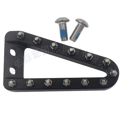 Motorcycle pedals – Extended and Enlarged Motorcycle - bevel-black