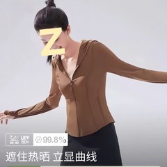 カンナの下で日焼け止めの服の女性の修身の氷の糸の25の新型の日焼け止めの服の冷たいショートタイプはやせている黒いゴムのつばのupf50がありません。