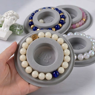 林批发串珠盘diy手链项链珠宝水晶饰品展示盘文玩手串串珠设计盘