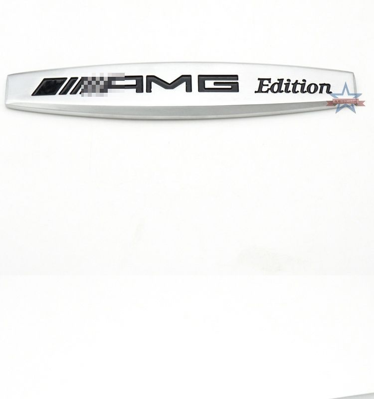 AMG fender emblem, metal car sticker for fenders, personalized modification and decorative car emblem