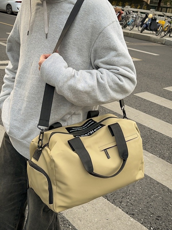 Bolsa de fitness portátil para hombre, compartimentos separados para ropa húmeda y seca, compartimento independiente para zapatos, bolsa de natación, bolsa de viaje para mujer, bolsa para viajes de negocios, bolsa de viaje ligera