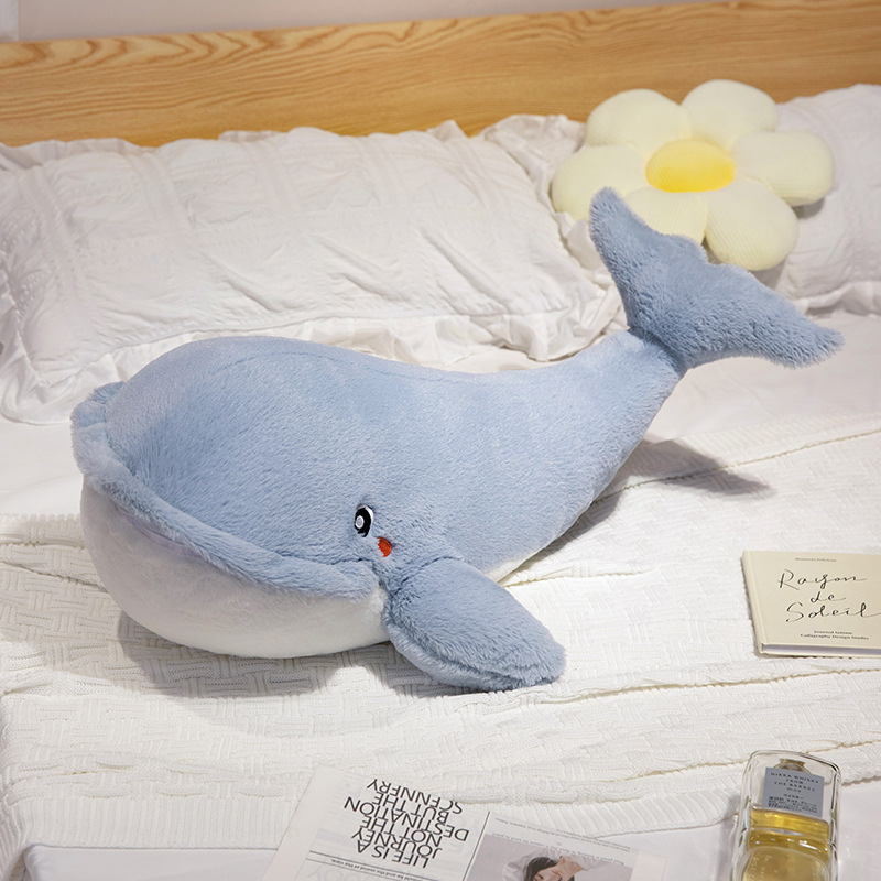 라이트 블루 고래 베개 80cm 0.8kg