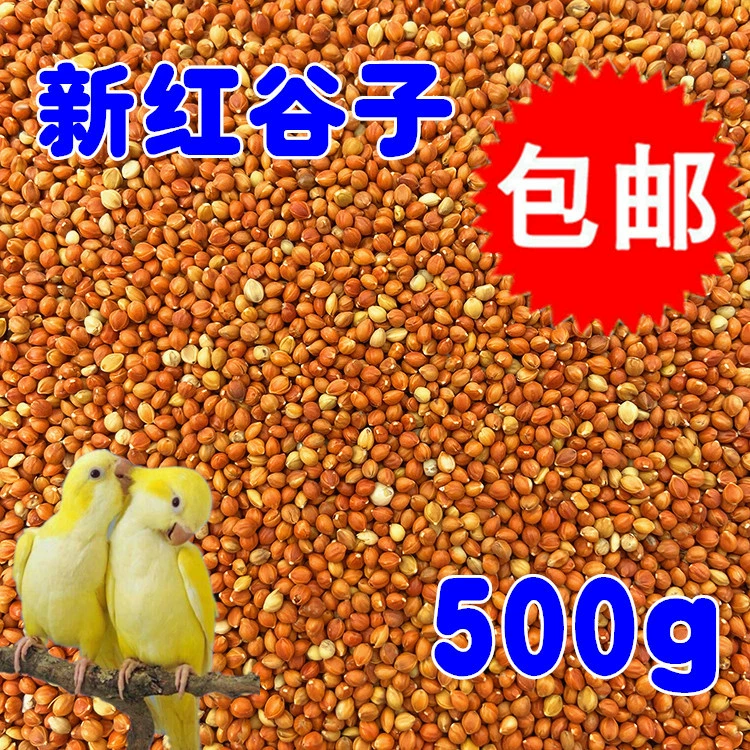Новые Продукты Очищенный Красное Просо Попугай Тигровая Шкура Пион Жемчуг Очищенный Птица Желтое Просо Черная Птица Корм для птиц