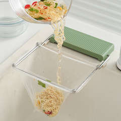 Kitchen disposable filter rack, leftover food, kitchen waste, draining mesh, sink, filtration, anti-clog net