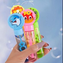 儿童卡通动物迷你泡泡棒恐龙海洋吹泡泡手持动物泡泡水棒批发摆摊