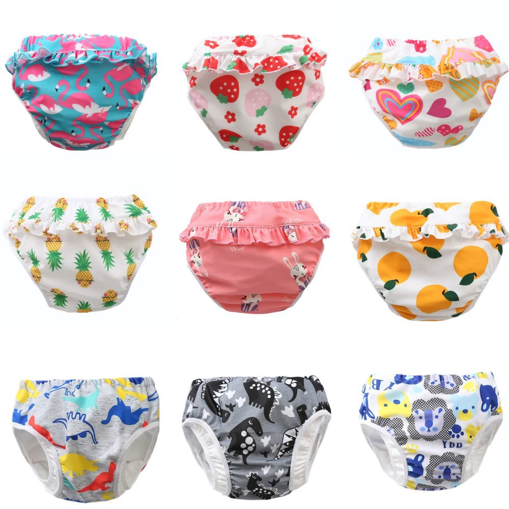 Детские плавки Женские Моющиеся Водонепроницаемые герметичные детские плавки многократного использования для мальчиков и девочек