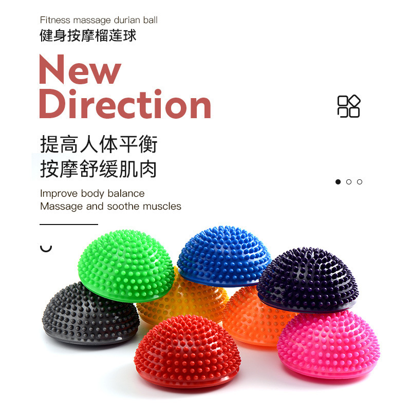Bola de yoga Pilates PVC grueso a prueba de explosiones fuerza m mini bola de durian esmerilado deportes de fitness exclusivos bola de yoga