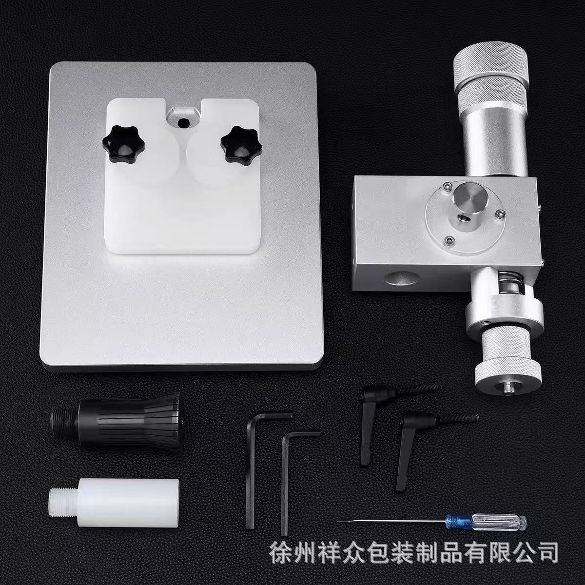 3 - en - 1 portátil 13 15 baioneta máquina de sellado de botellas de perfume tarjeta de plástico de aluminio semiautomático prensa máquina de bloqueo de perfume
