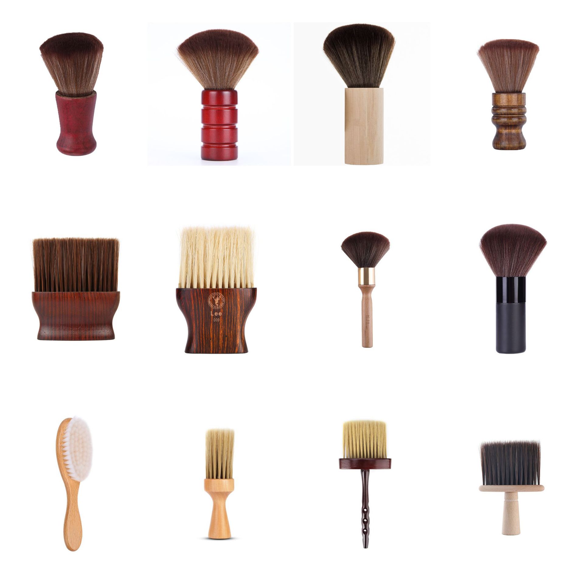 Brush for haircut for home use from natural wood soft-bristled for…