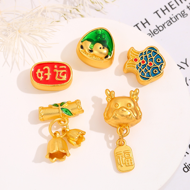 Golden pendant