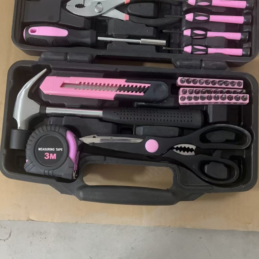 58件套工具套装 亚马逊热销 粉色 红色 黄色 橙色