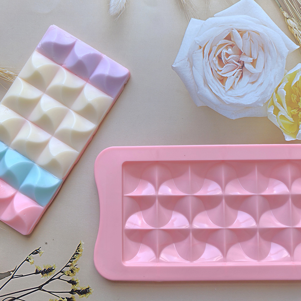 124 molde de silicona chocolate agudo pastel helado pudín molde de postre jabón utensilios de cocción