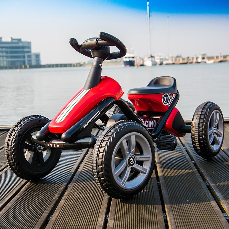 Kart para niños cuatro ruedas pedal bicicletas para niños y niñas juguetes deportivos de acondicionamiento físico cochecito para niños al aire libre