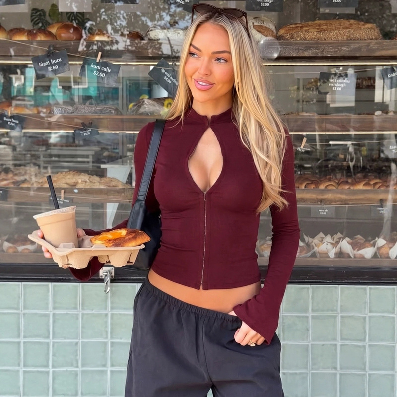 European and American best-selling women's clothing 2026 summer new fashion stylish slim-fit cardigan button-up top for women wholesale European and American best-selling women's clothing 2026 summer new fashion stylish slim-fit cardigan button-up top for women wholesale