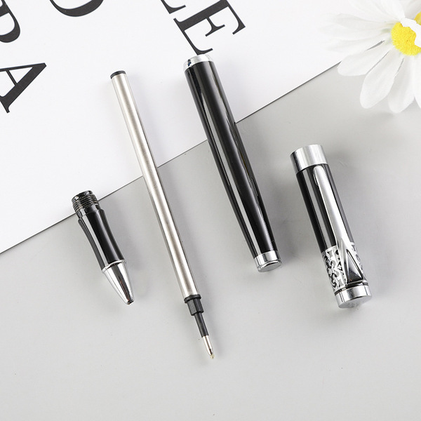 Black rollerball pen