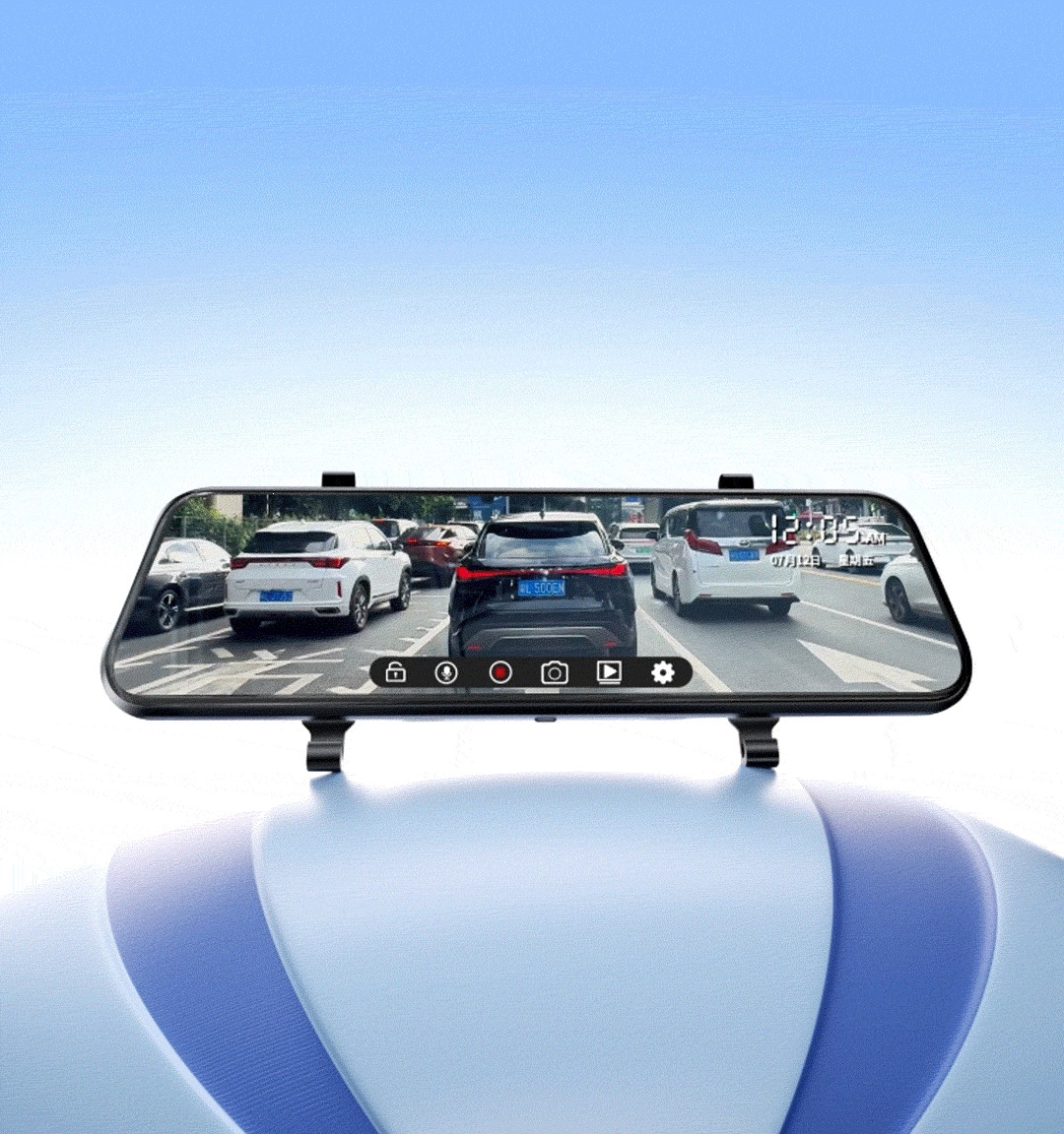 Suitable for the first-generation dashcam 2026 new model, no-wiring reverse camera with dual front and rear streaming video