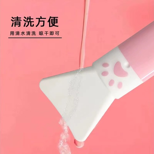 Beauty makeup brush double-headed silicone mask brush stirring rod scraper mud film application scraper film adjustment brush independent packaging