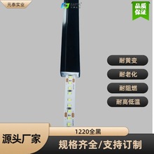 源头厂家led硅胶灯带硅胶霓虹套管1220侧发光全黑12宽板柔性防水