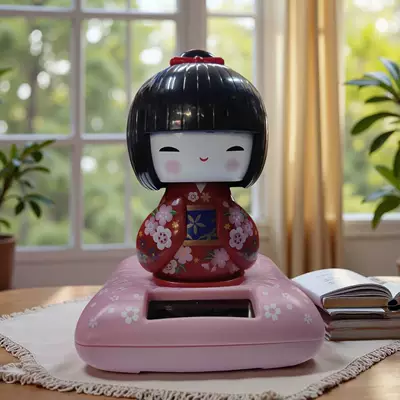 Machine Hot Boutique Car – Car ornaments - 101011-red-kimono-doll
