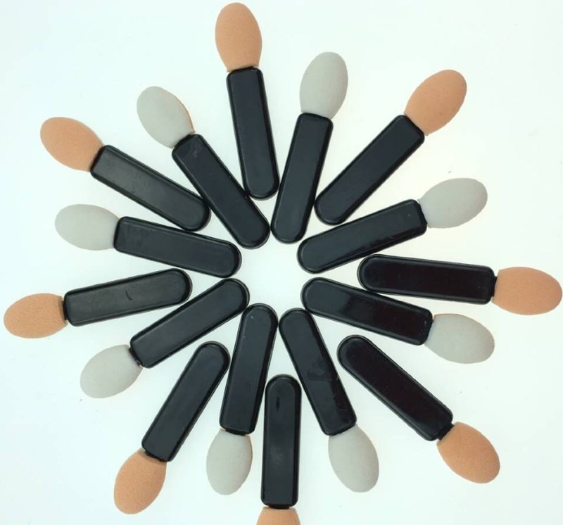 Directo de fábrica de una sola cabeza sombra de ojos palo esponja cepillo mágico palo caja conjunto de una sola cabeza leche esponja maquillaje palo