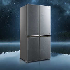 美的冰箱十字对开门一级智能变频风冷无霜 送货入户 免费安装