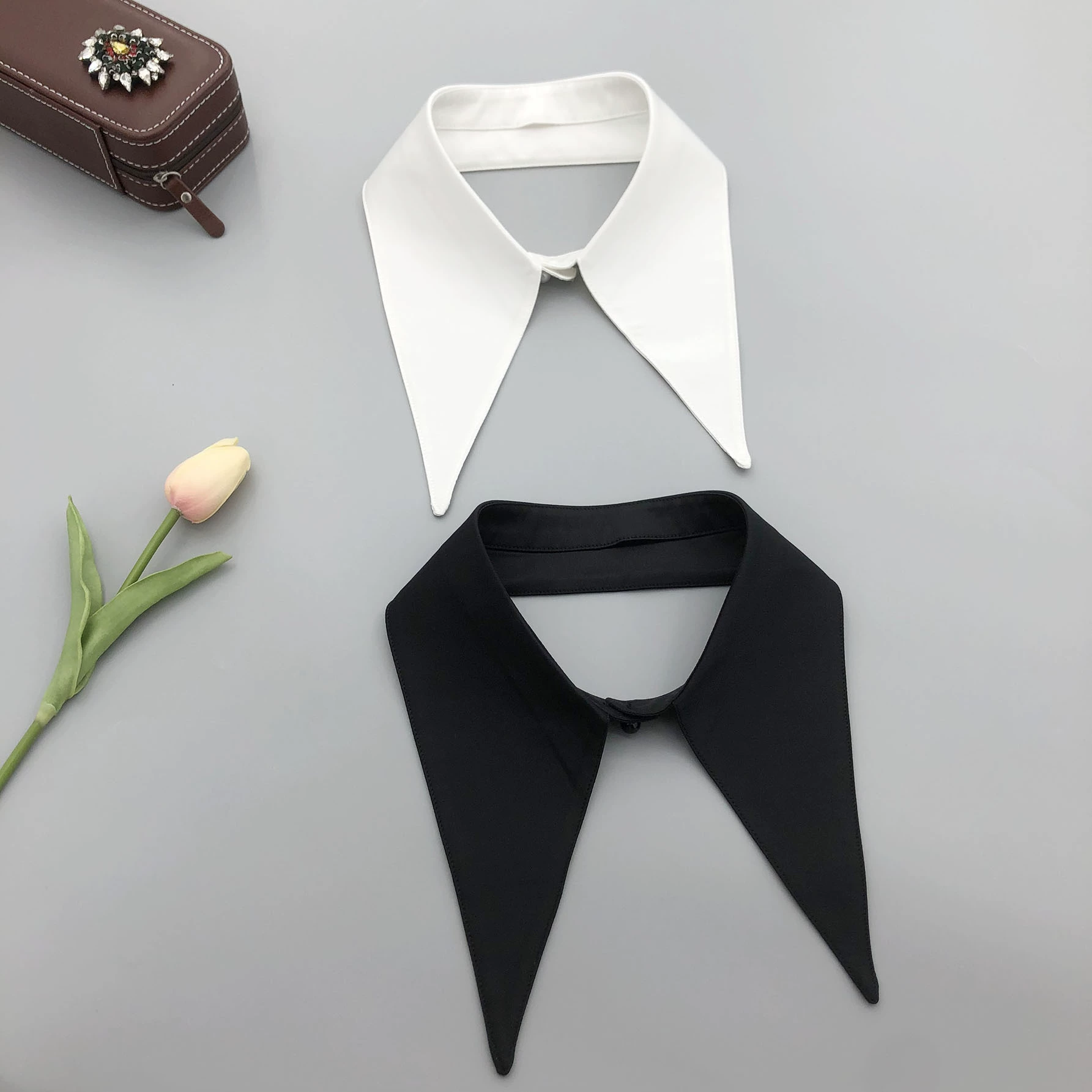 Новый интернет-знаменитости, Лидер продаж, Женский универсальный модный тренд с одним воротником, большой в наличии, передний открытый простой стиль, накладной воротник