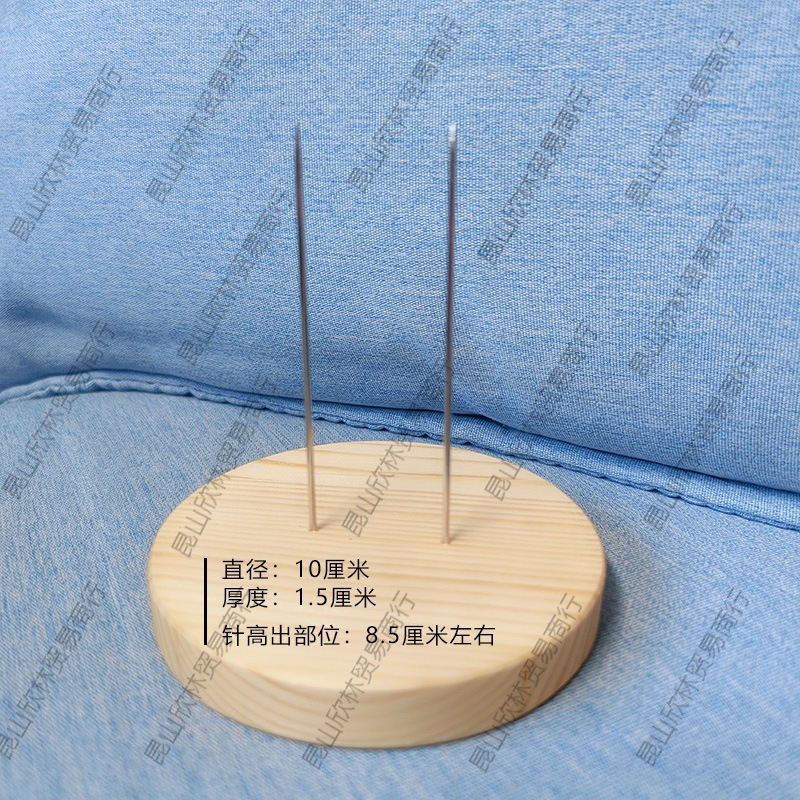 玩偶底座 钩针人偶底座站台木质底座手工diy娃娃支架陈列架