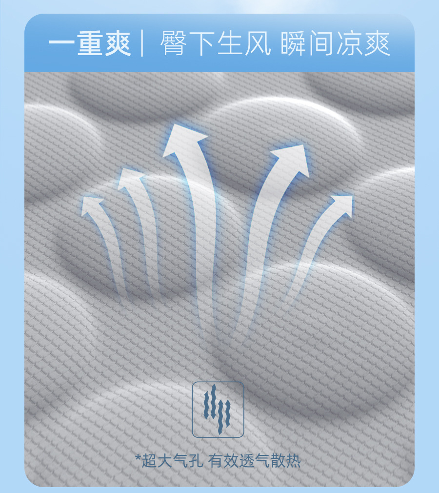 Aichewu Car All-Season Universal Summer Seat Cushion Cold Gel Seat Pad Summer Cooling Pad Ventilated Breathable Seat Cushion