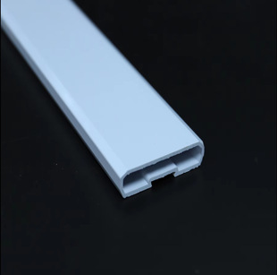 PVC Plastic Strip Flat Strip Wear Resistant PVC Plastic Pipe Bag Support Fittings Extrusion Profile PVC Profile