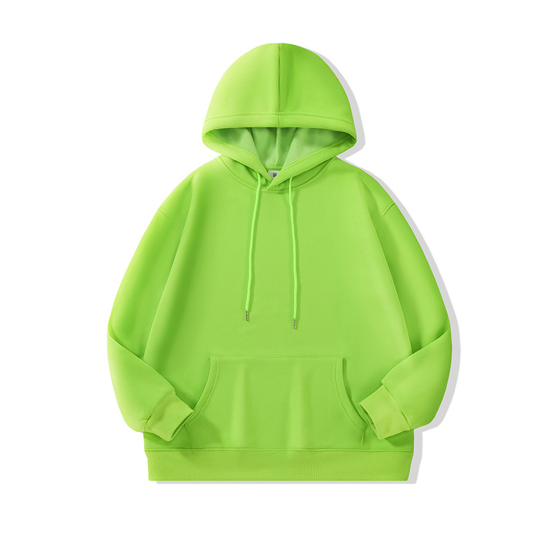 Sudadera de algodón puro para niños, con capucha y forro polar de 500g, uniforme de grupo, camiseta publicitaria cultural, ropa de trabajo personalizada con impresión de logotipo