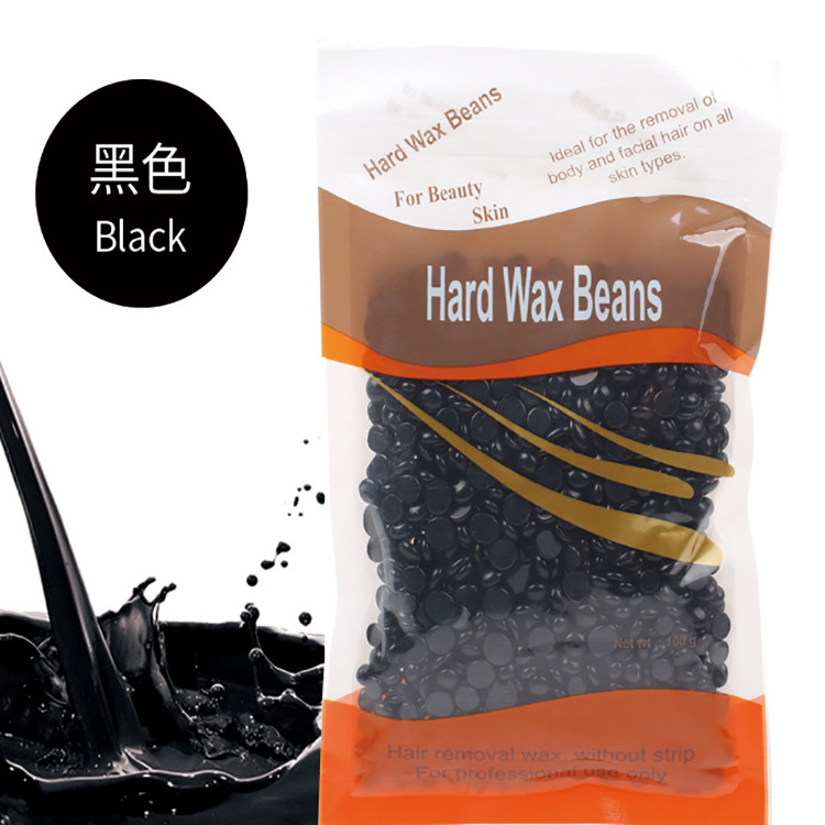 Transfronterizo 100g cera de depilación ventas directas de fábrica de frijol sólido depilación sin papel cera de abejas cera dura partículas pequeñas de frijol