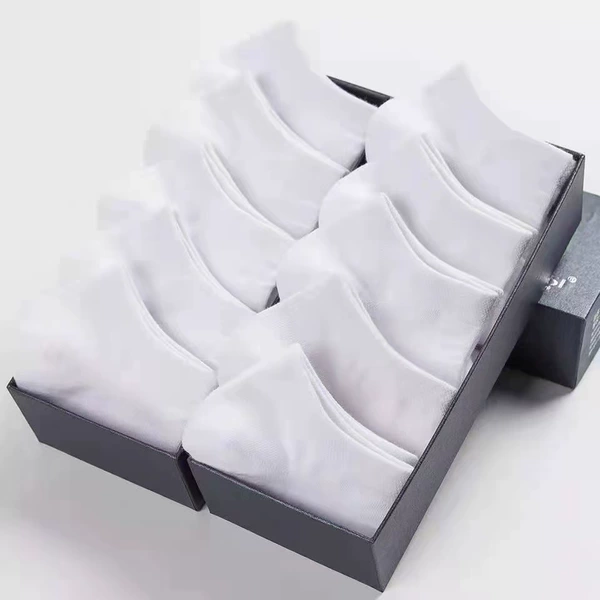 Pure color [White] Stockings