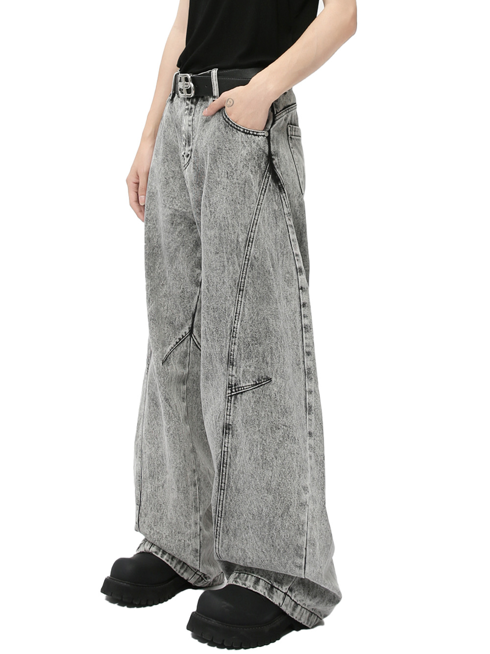 MTLCLOTHES Hombres| Otoño estilo americano vintage chaqueta con capuzas machetes pantalones de piernas largas jeans