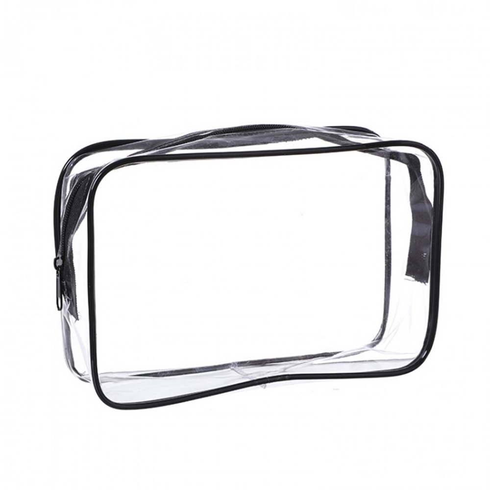 Bolsa de lavado visual de PVC de punto grueso bolsa de almacenamiento de cosméticos de viaje al aire libre bolsa de almacenamiento de artículos de tocador bolsa de cremallera impermeable
