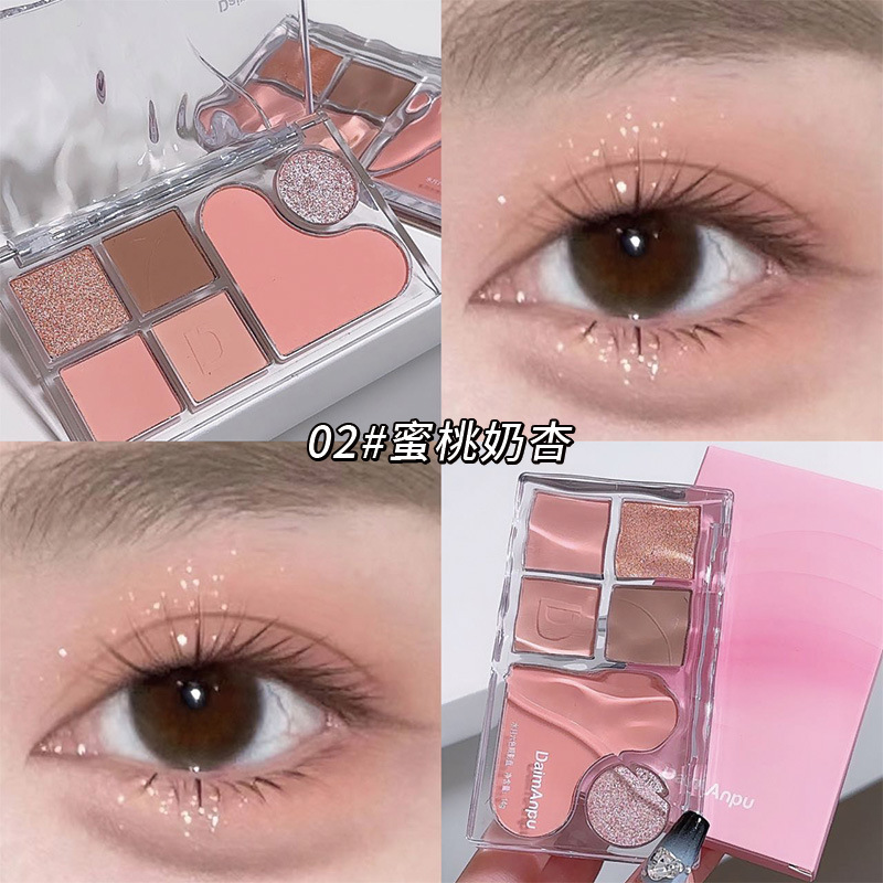 Daimanpu水月六色アイシャドー盤は繊細で飛びにくいです。|undefined