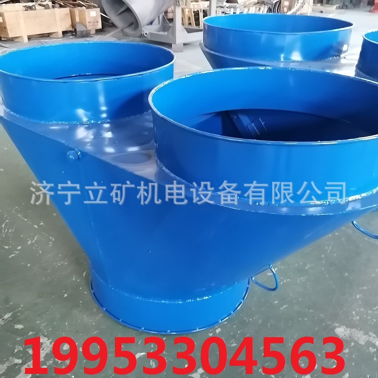 山东煤矿用800分风器双风机风筒自动切换装置 矿用通风切换分风器