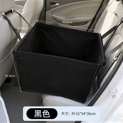 【Premium Selection】Cross-Border Car Pet Mat, Car Dog Bed, Isolation Net, Rear Seat Pet Anti-Dirt Oxford Cloth Mat for Cars (Multi-function pad) - black-car-pet-mat
