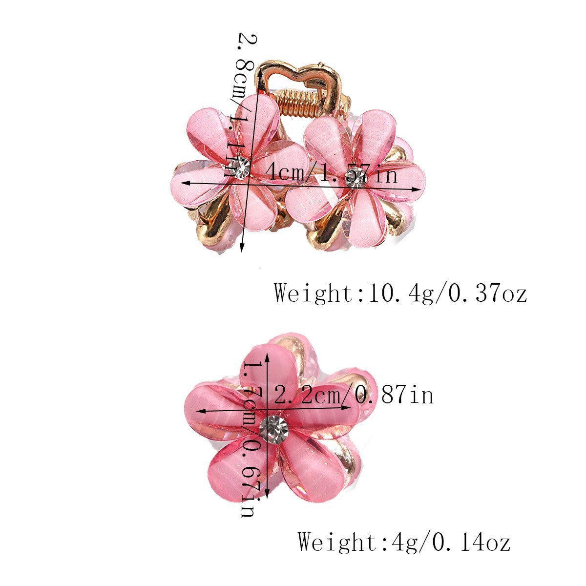 10g Weight Hair Clip, Hair Claws Hair Accessories Type Rhinestones Inlay Material 1 Pair Quantity Holiday, Daily Occasion Alloy Material Mountain, Knot, Butterfly, Bow Knot, Plumeria Pattern All Seasons Season Women's Gender Cute, Sweet Style Cute Sweet Women's Mountain Knot Butterfly Alloy Rhinestones Hair Clip Hair Claws 无