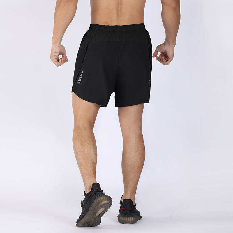 2020 pantalones cortos deportivos de verano para hombres transpirables de secado rápido sueltos más tamaño quinto pantalones correr fitness tejido pantalones de entrenamiento