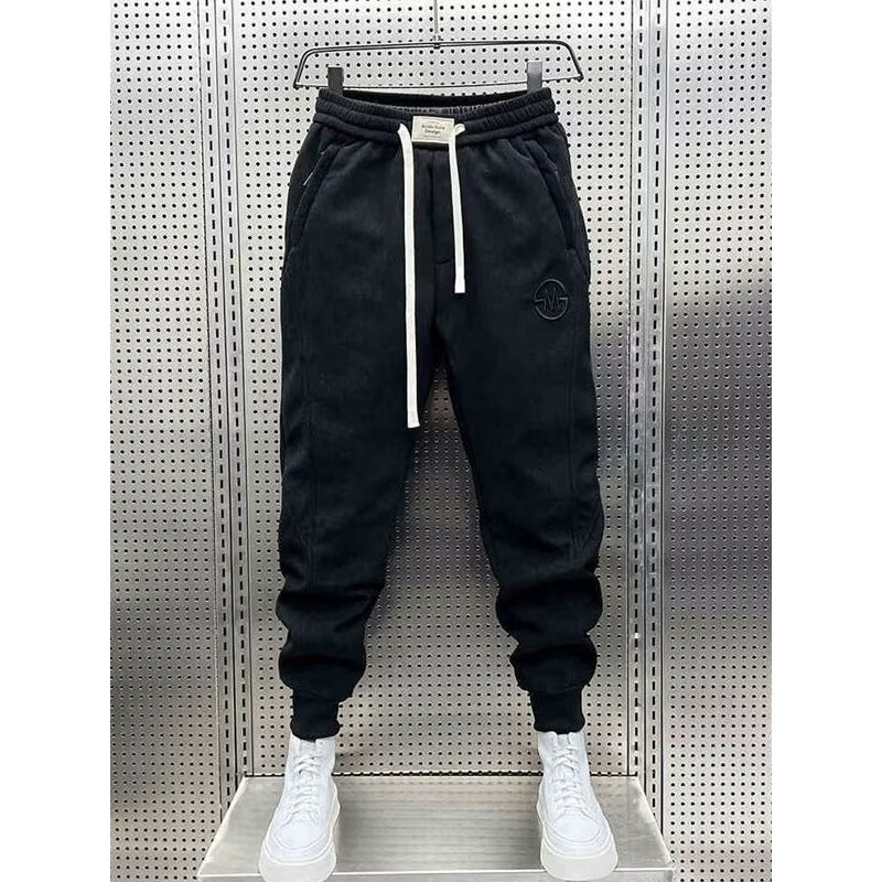 New Versatile Men's Loose Straight Casual Pants 2024 Trendy Men's Jogger Pants Versatile Ins Hong Kong Style Trendy Men's Pants