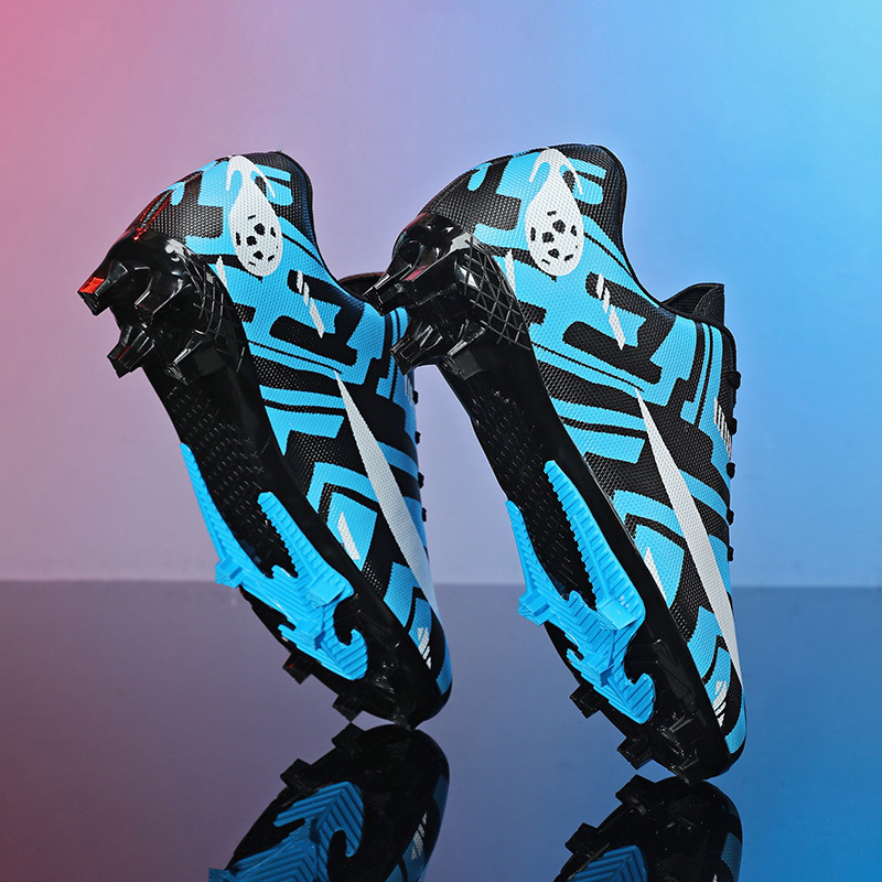 2025 nuevos zapatos de fútbol con uñas rotas antideslizantes transfronterizos, zapatillas de entrenamiento deportivo profesional para hombres, zapatillas de deporte para jóvenes de corte bajo image 10