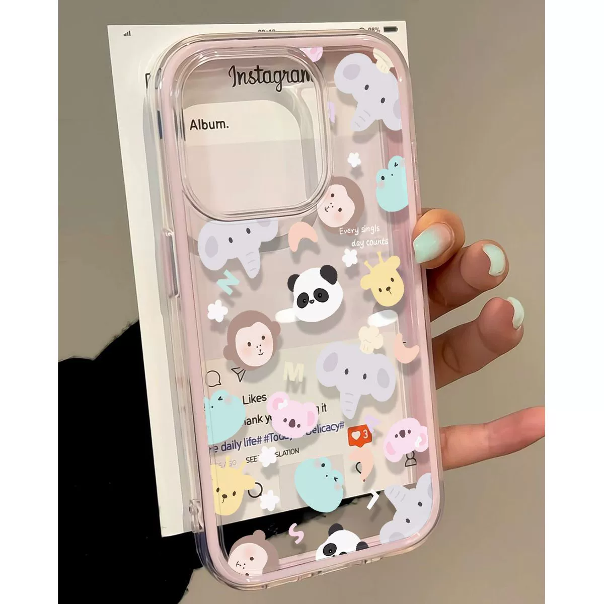 Apple, iPhone16, совместимый iPhone16 Pro, мультфильм телефонный чехол, 15promax, 2 в 1