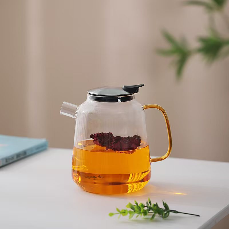 冷水壶玻璃耐高温简约凉白开水壶套装家用大容量凉水壶果汁壶茶壶