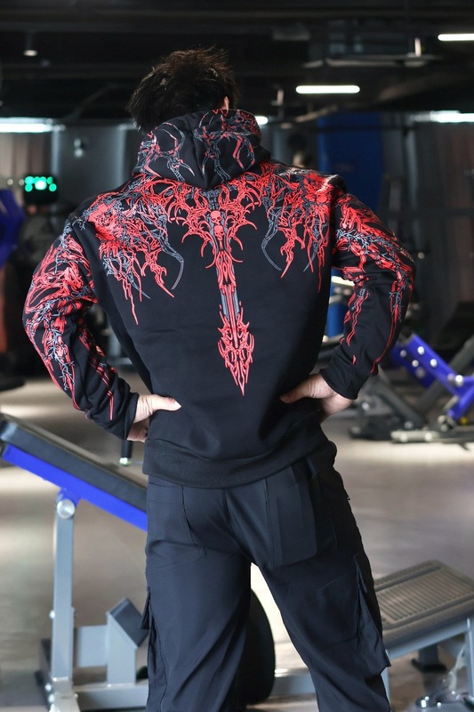 Breathedivinity 秋冬跨境外贸男士连帽卫衣爆款连帽衫男士健身衣|undefined