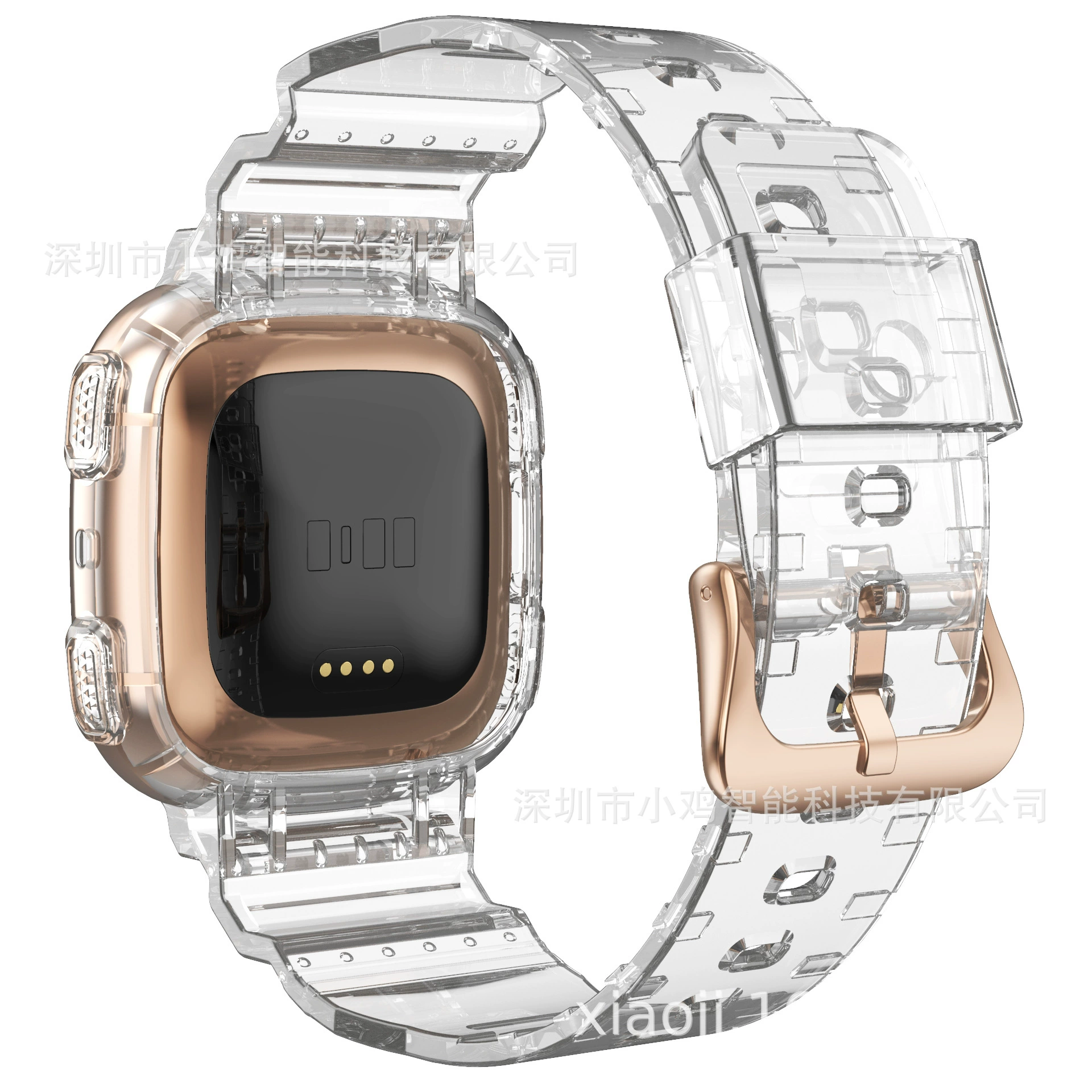 Подходит для Fitbit Versa 3 прозрачная соединенная ремешок Fitbit Versa1/2 TPU ремешок