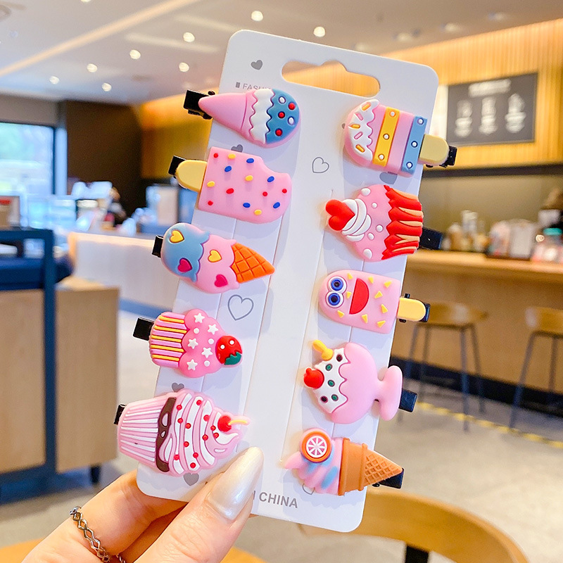 Clip de verano Corea del Sur lindo traje roto horquilla Accesorios para el cabello para niños