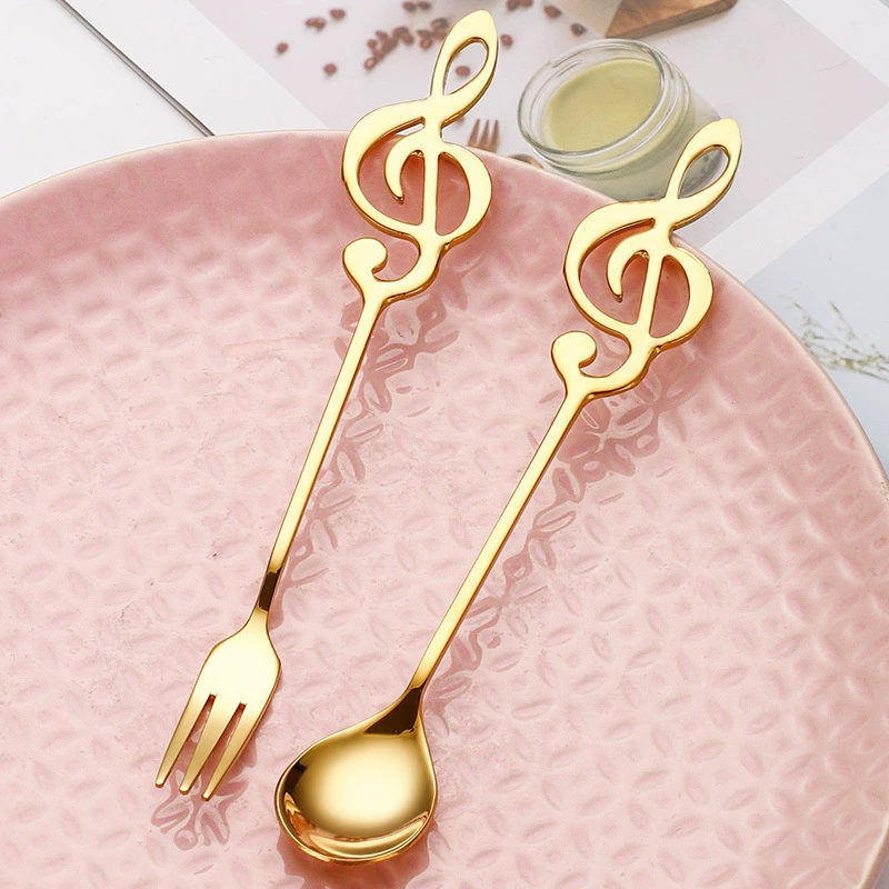 Creative Music Wose Gift Speed Tablets Tablets Tarmented Coffee Spoon Student cute and exquisite prizes