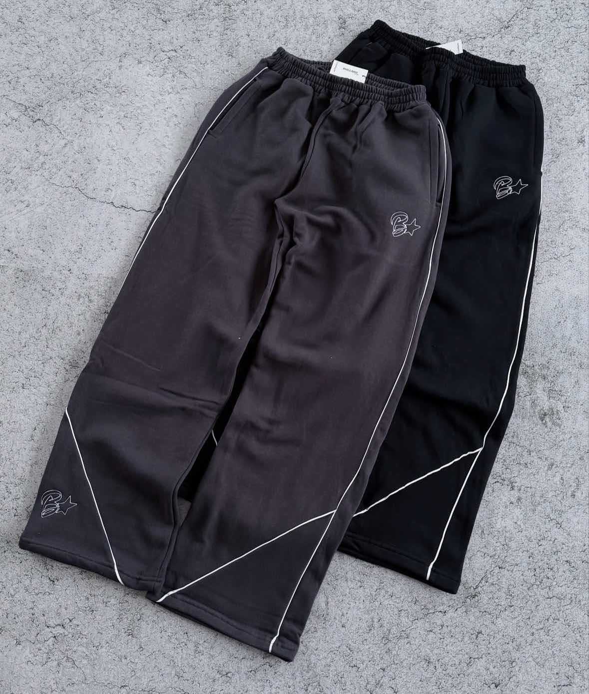 Nuevos pantalones deportivos casuales transfronterizos, estilo americano retro callejero, letras hip-hop impresas, pantalones largos de piernas anchas